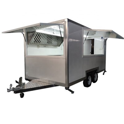 Customized Made Large Space Food Warmer Truck With Refrigerator  Freezer