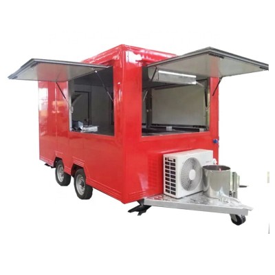 Street Food Vending Cart Design/ Mobile Barbecue Grill Food Truck For Sale