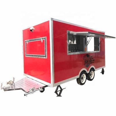 Big Space Mobile Kitchen Truck/Restaurant Kiosk On Wheels