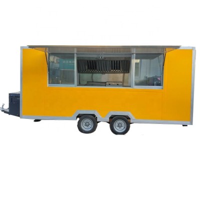 Modern Designed Street Outdoor Burger Food Kiosk/Ice Cream Food Service Cart Trailer